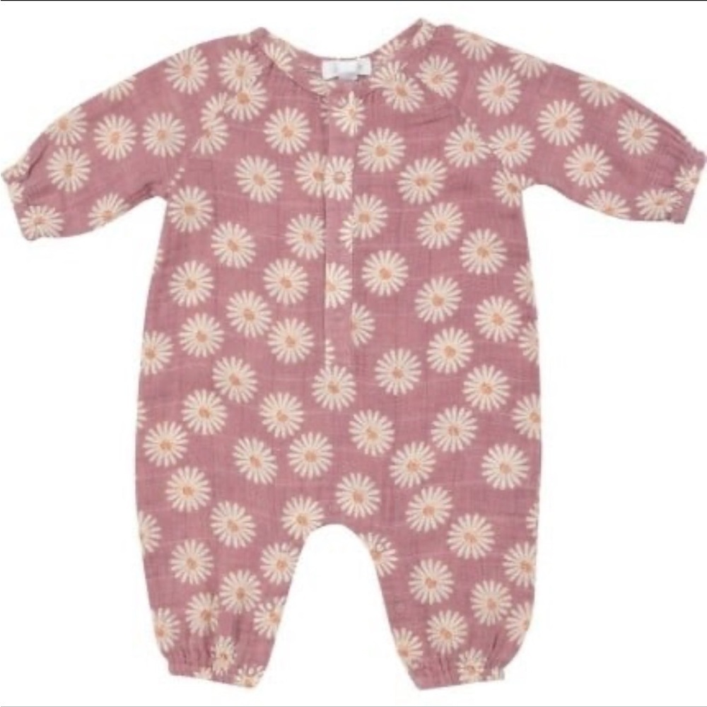 Angel Dear Peasant Romper Daisy Dynamo NWT 0-3 months